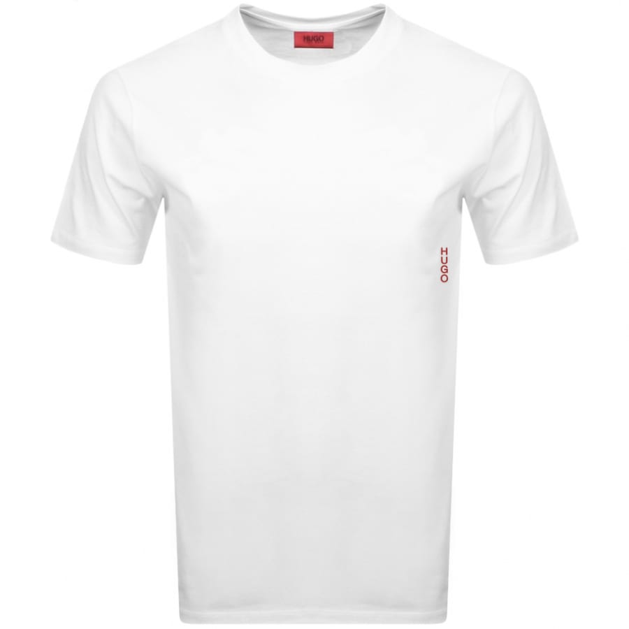 Alternative Image for ProductHUGO Double Pack Crew Neck T Shirt White2